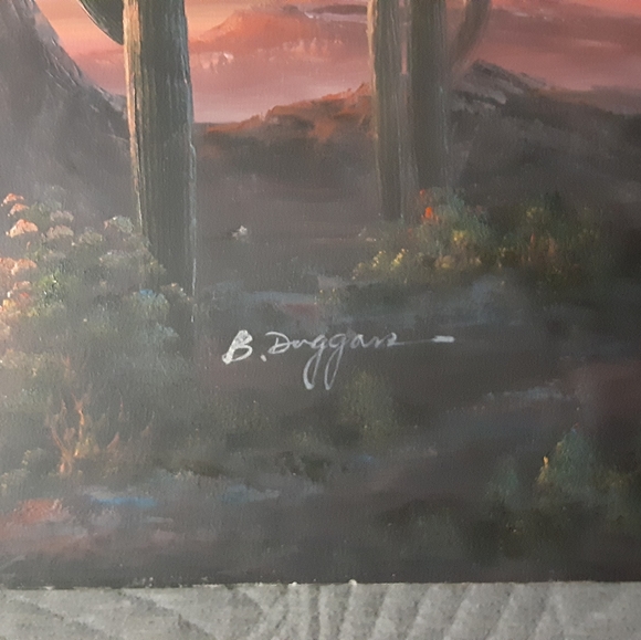 Art painting by Bernard Duggan signed